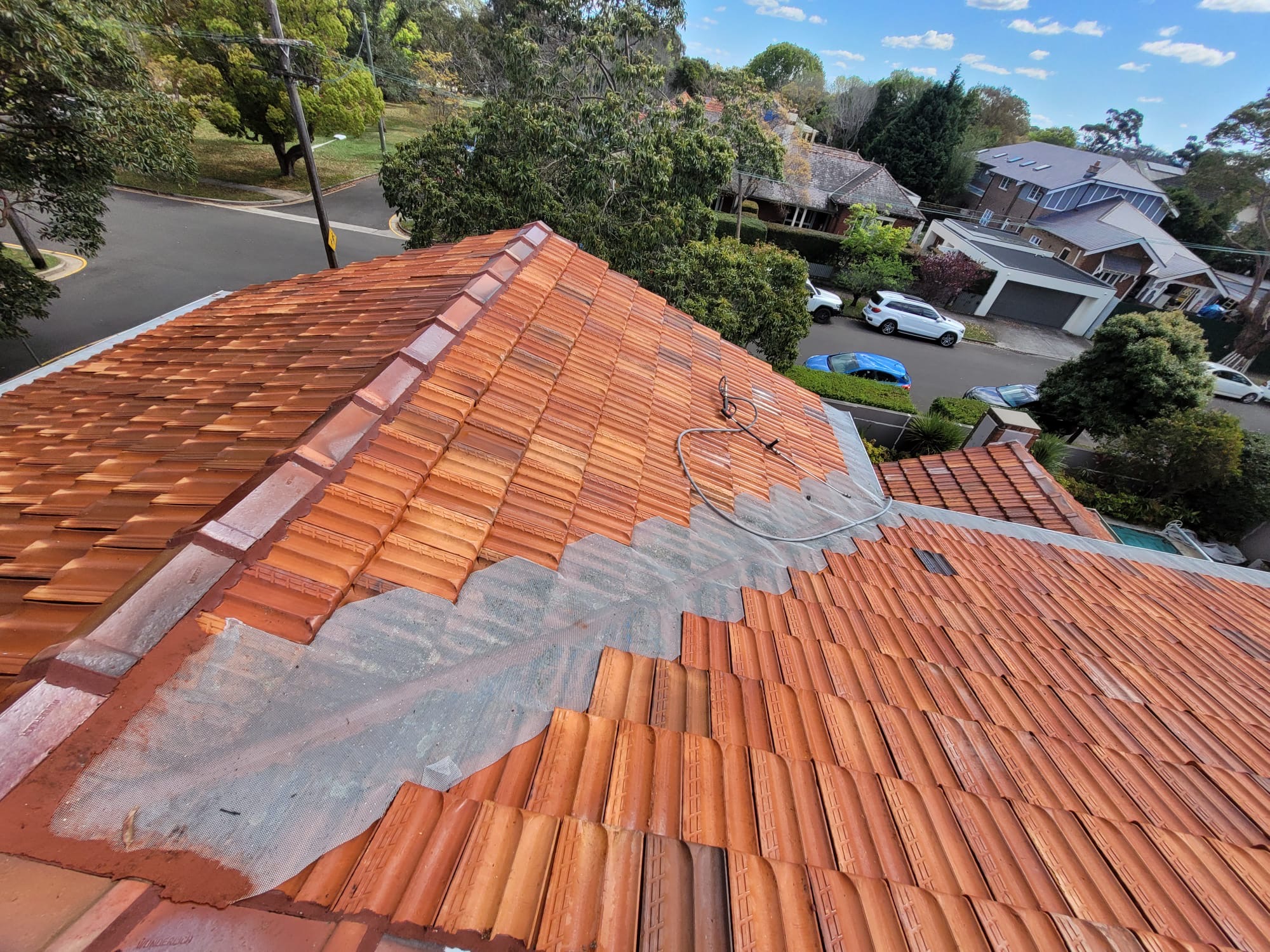 Roof tile repairs